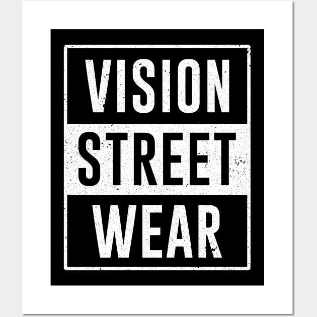 Vision Street Wear 80s skateboarding Wall Art by Marcell Autry